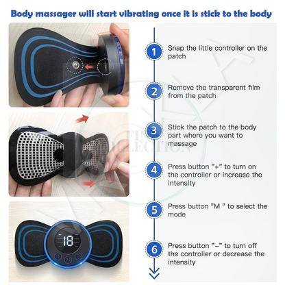 Veralix DuoRelax 2-in-1 EMS Nek- en Voetmassageset