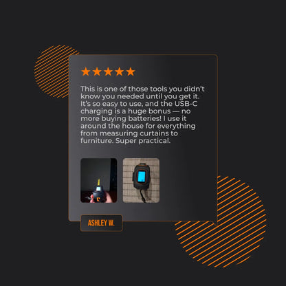 🟡 Veralix DualMeasure – De Slimste 2-in-1 Meettool voor Iedere Klusser