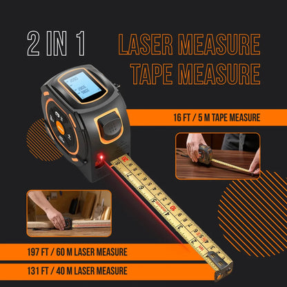 🟡 Veralix DualMeasure – De Slimste 2-in-1 Meettool voor Iedere Klusser