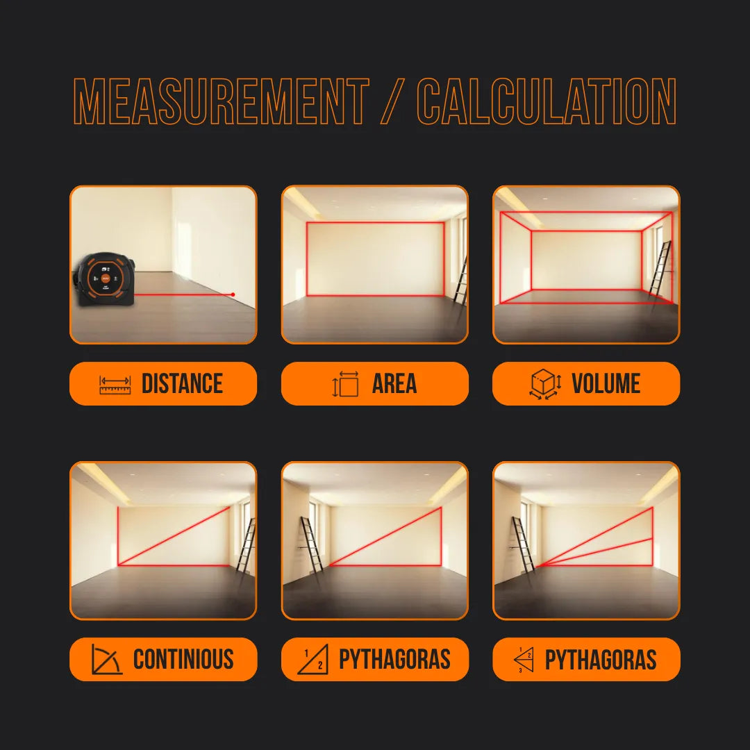 🟡 Veralix DualMeasure – De Slimste 2-in-1 Meettool voor Iedere Klusser